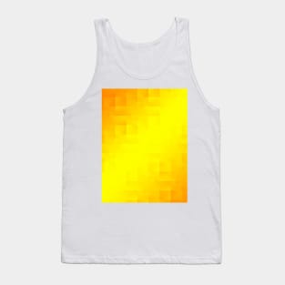 Geometric pattern - summer and spring orange Tank Top